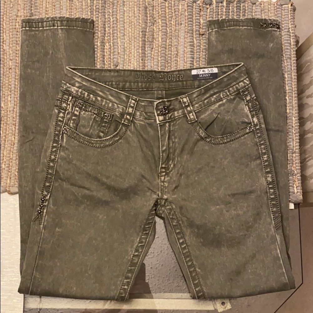 Rose Royce Skinny Buckle Jeans